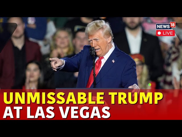 Trump Speech LIVE In Las Vegas | President Trump on  No Taxes On Tips & Taxes | Donald Trump |  N18G