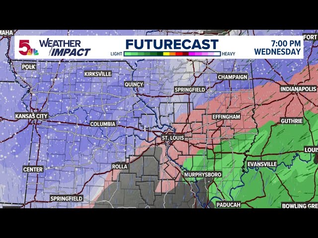 Saturday evening update on wintry precip next week