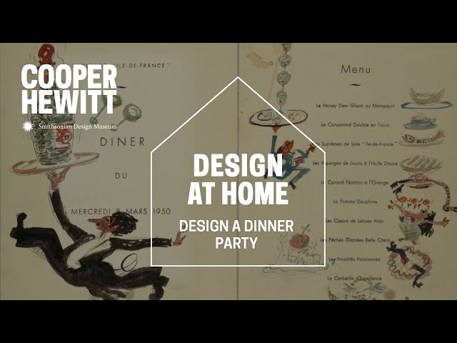 Design at Home: Design a Dinner Party