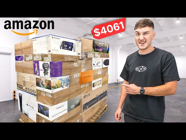 I Bought a GIANT Box Of Amazon Returns For CHEAP