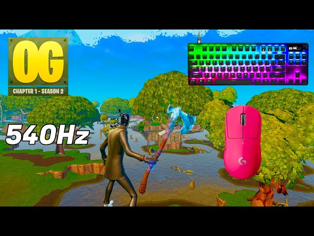 SteelSeries Apex Pro TKL ASMR 😴 Fortnite OG Solo Gameplay 🏆 Satisfying Keyboard Fortnite 360 FPS 4K