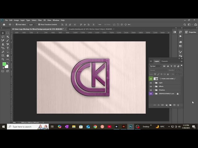 CK Design in Adobe Illustrator | Logo TutorialHow to create a  logo in Illustrator @GFXMentor