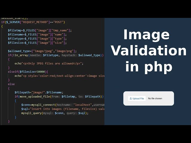 Want Secure Uploads? Master PHP Image and Size Validation Now