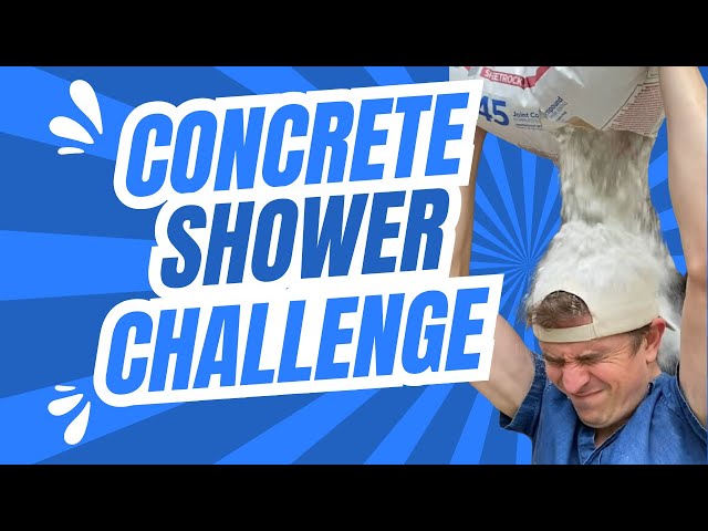 Concrete Shower Prank: The Ultimate Surprise Splash! 😂🚿