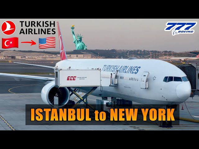 FLIGHT REPORT | Istanbul 🇹🇷 to New York JFK 🇺🇸| Economy Class TURKISH AIRLINES (# 131)