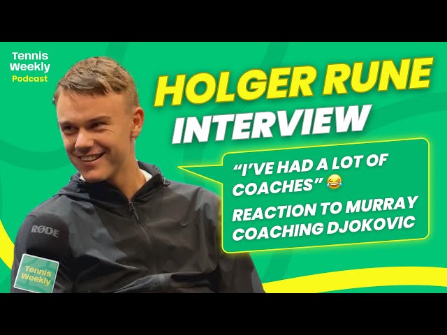 Holger Rune Interview! Did he ask Andy Murray to coach him? Why he is bringing the CRAZY in 2025!