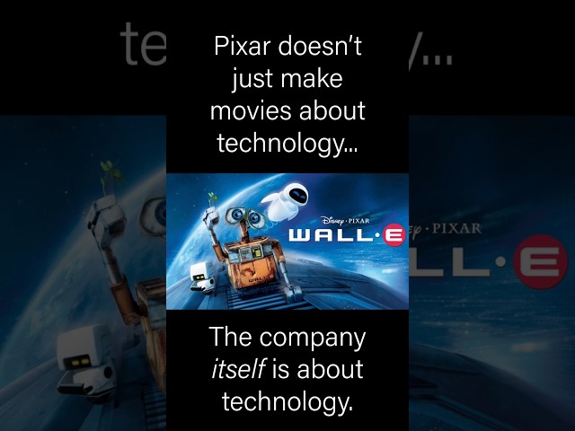 Pixar is a company about technology #pixar #animation