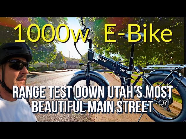 RIDSTAR 1000w RANGE Test - Utah’s Most Beautiful Small Town