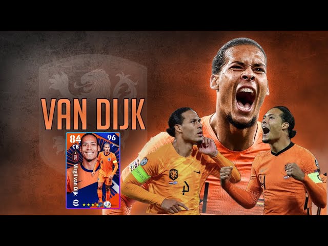 Review Player Virgil Van Dijk 🇳🇱 version Euro 2024 | Efootball 2024