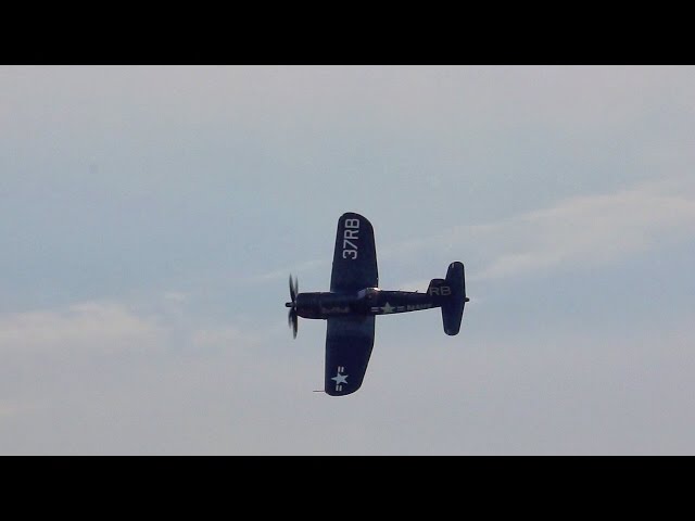 Chance Vought F4U Corsair at Hahnweide Air Show 2013