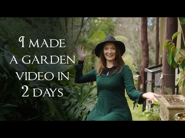 Overcoming Perfectionism: Creating a Garden Video in Just 2 Days