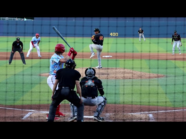 Alejandro Rosario, Down East Wood Ducks (Texas Rangers), 22 June 2024, final low-A start at Fburg VA