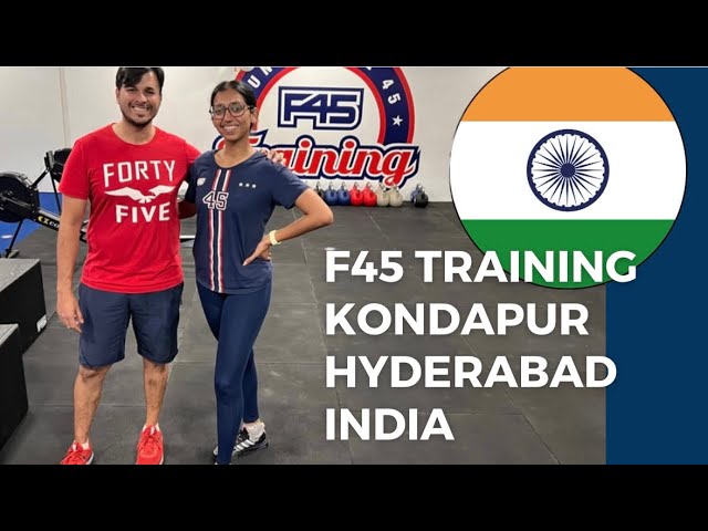 Training Workout 🏋️‍♀️💪 F45 Gym Hyderabad, India 🇮🇳