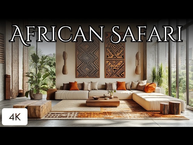 Roar-some Living Room Ideas: Safari Style from South Africa!