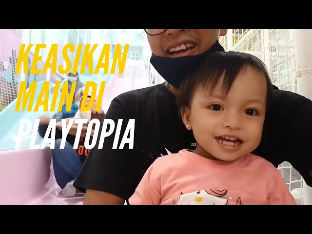 TEMPAT BERMAIN ANAK FUN INDOOR PLAYGROUND FOR KIDS | MALIKA PLAYING IN PLAYGROUND PLAYTOPIA CIBUBUR