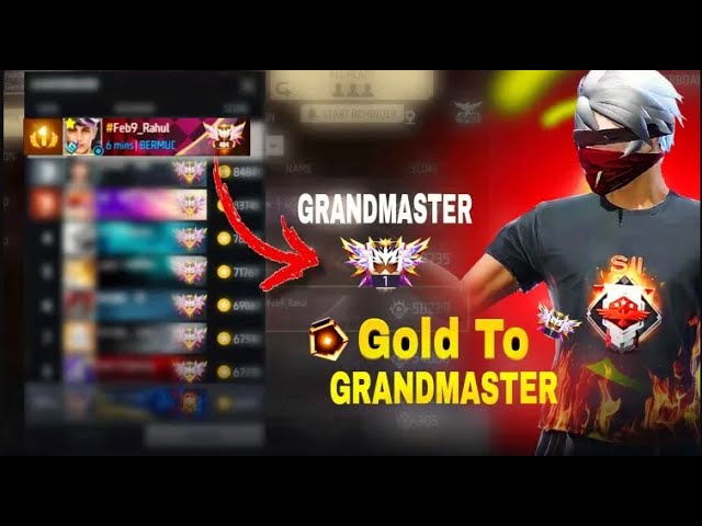 Rank Push to Grandmaster: Insane Headshots Only! 💥👑#freefire