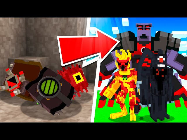 Criei um CARNITRIX (OMNITRIX DO MAL) que funciona de VERDADE no Minecraft!