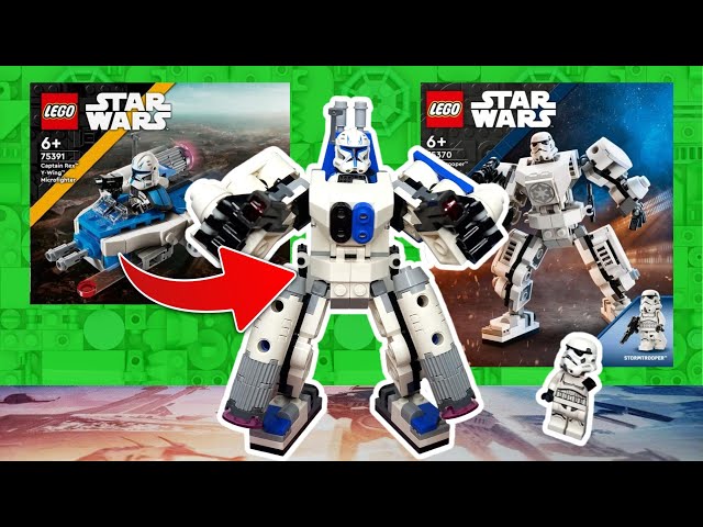 Rex Y-Wing Mech Using Only 2 Sets (LEGO Star Wars Alternate Build)