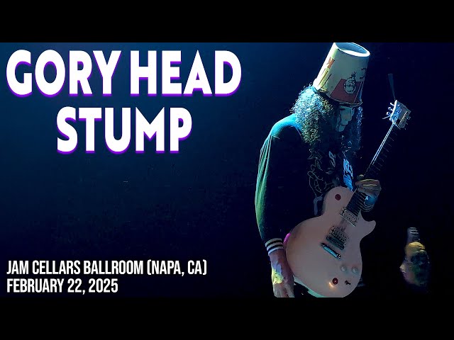 Gory Head Stump | Buckethead 4K (LIVE) at Jam Cellars Ballroom, Napa CA (2025)