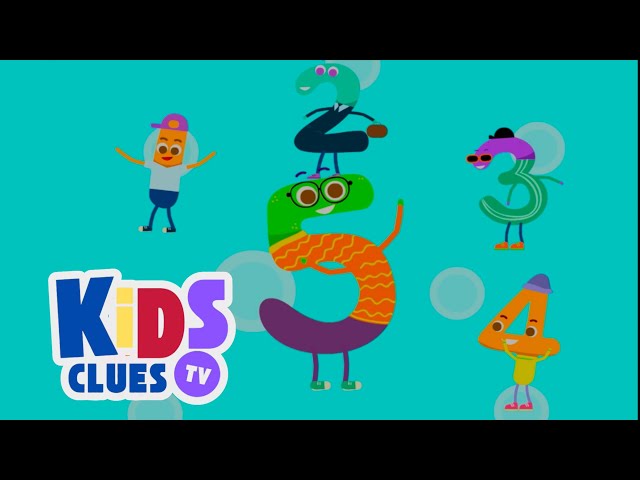 The Numbers Song | Counting From 0 - 10 | Kids Clues Tv Nursery Rhymes And Kid Songs