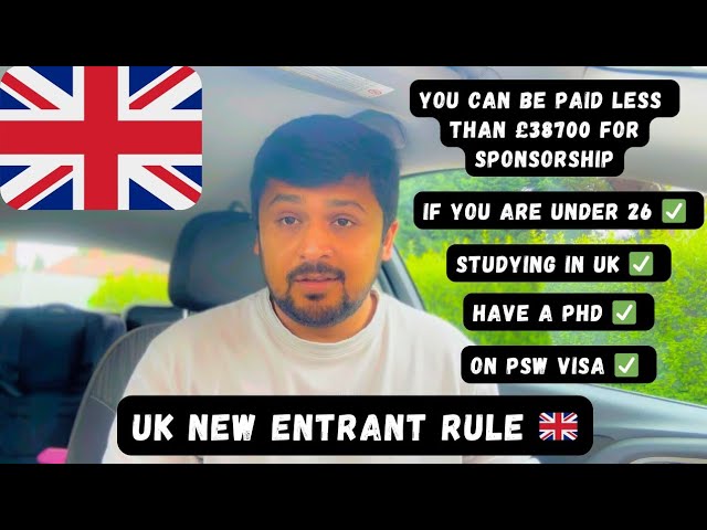 UK 🇬🇧 NEW ENTRANTS RULE | Who Can be PAID Less ? Fully Explained