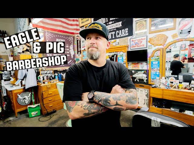 🇺🇸 Eagle & Pig Barbershop Tour | Costa Mesa, California