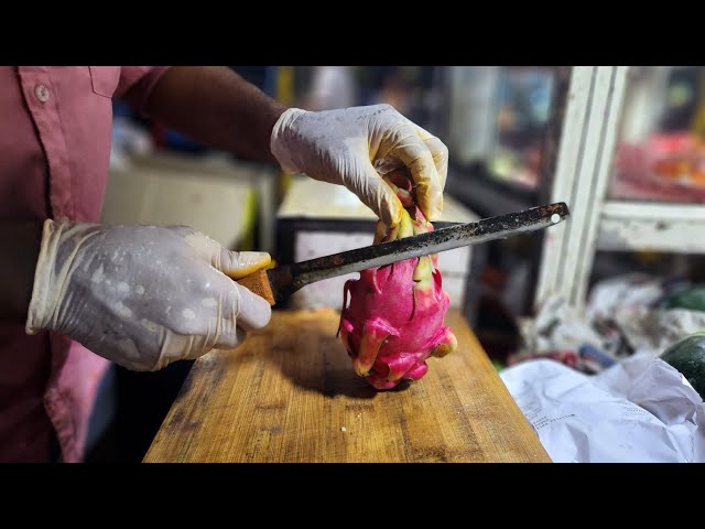 FRUIT NINJA of FRUITS | Amazing Fruits Cutting Skills | Indian Street Food In 2023