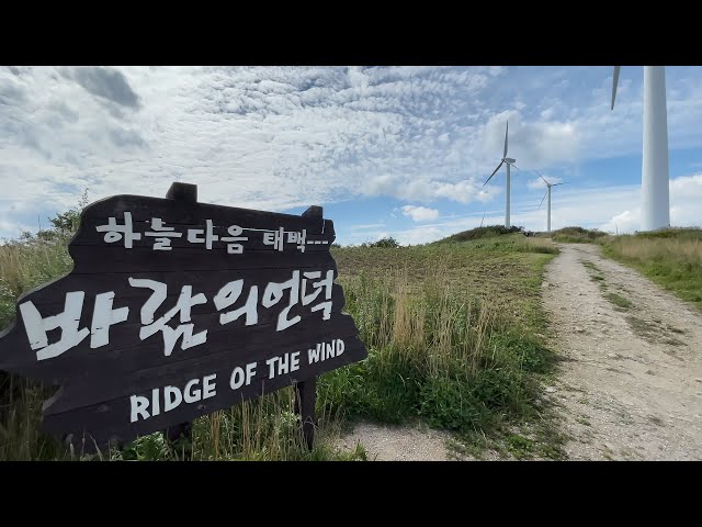 【HDR】 4K Gangwon-do Korea Driving Walk  | 'Ridge of the Wind' in Taebaek (Sep.2021) (EP.167)