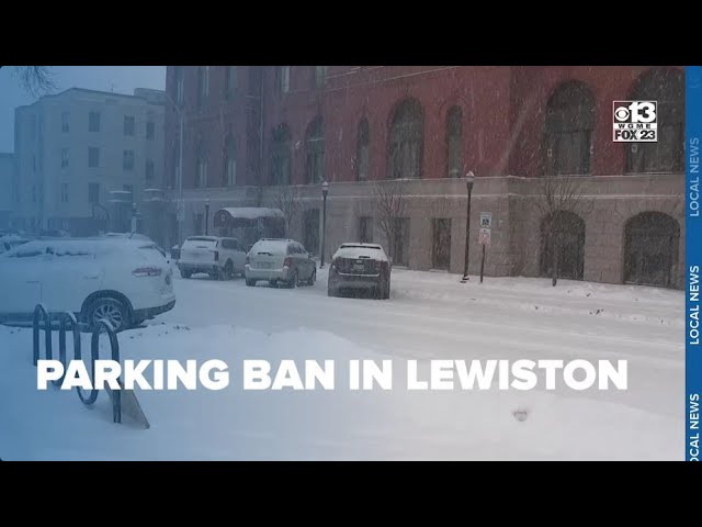 Lewiston issues parking ban after dozens of cars ticketed and towed last snowstorm