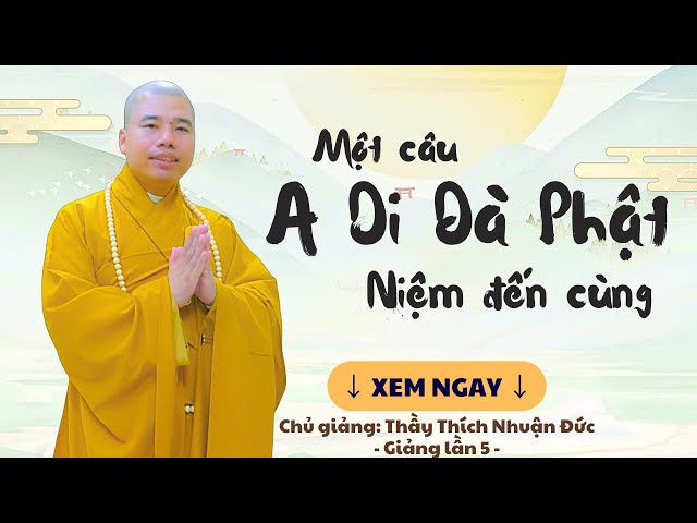 ✅[Tập 12]: Một câu "A Di ĐÀ PHẬT" Niệm Đến Cùng - Lần 5 - Năm 2022-2023 || Thầy Thích Nhuận Đức