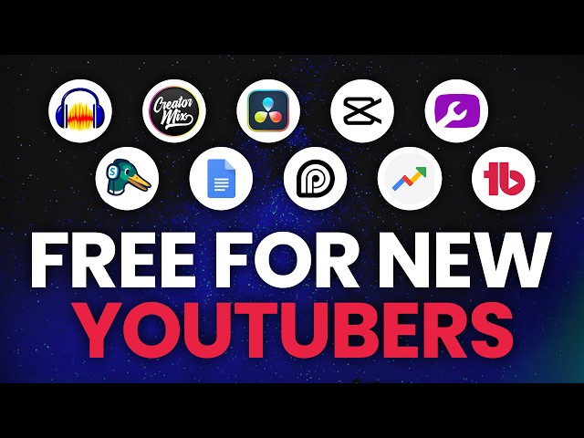 Best FREE Tools For YouTube Creators