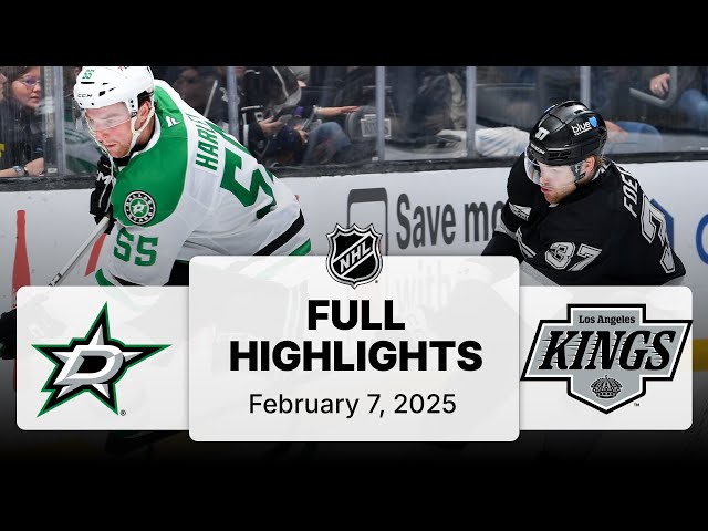 NHL Highlights | Stars vs. Kings | February 07, 2025