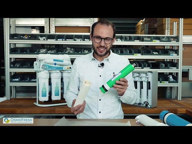 Einfach erklärt - Wie funktionieren Umkehrosmose Membranen? Ein Erklärvideo von OsmoFresh