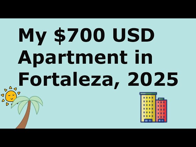 $700 USD Fortaleza Apartment, Renting an Apartment in Fortaleza, Brazil