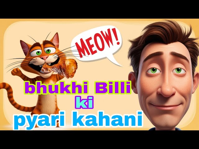 Bhookhi Billi Aur Chicken Leg Piece Ki Kahani | Funny Cat Story #CatStory #FunnyAnimals @AiCat7