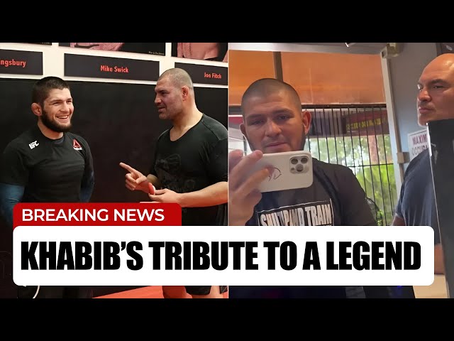 When Legends Meet: Khabib’s Emotional Tribute to Cain Velasquez's UFC 121 Triumph