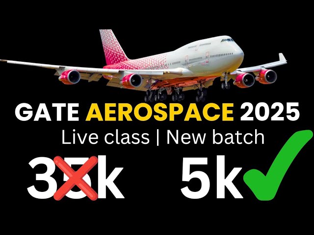 New Batch GATE Aerospace Engineering 2025 | Full preparation | live coaching online class | Viru sir