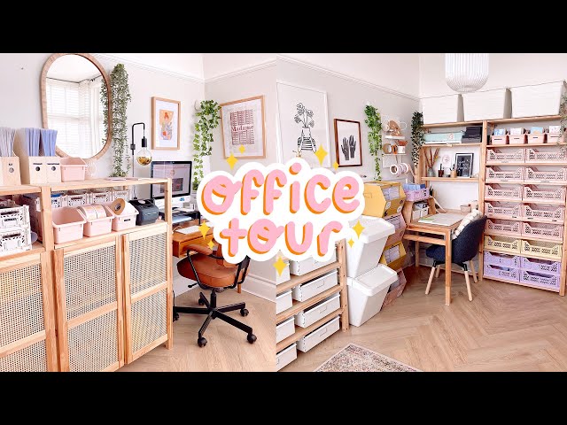 office tour 🌙 small business studio tour with amazing storage solutions!