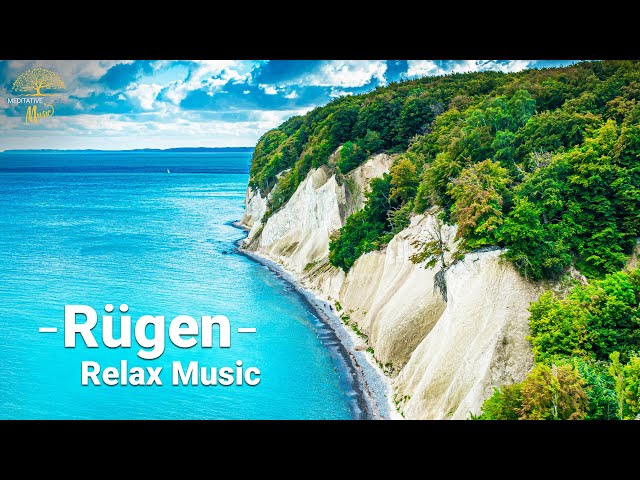 Relaxing music with the sound of the sea, seagulls on Rügen - Baltic Sea waves