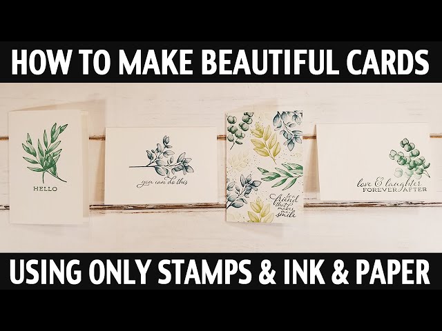 Stamping Jill - How to Make Beautiful Cards Using ONLY Stamps, Ink, & Paper