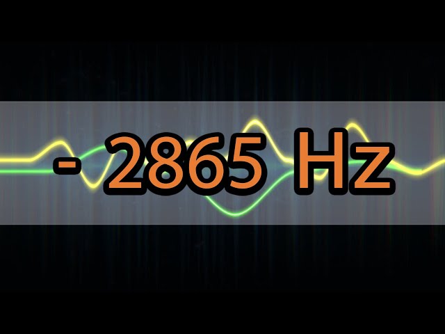 2865 Hz sound to get water out of your phone