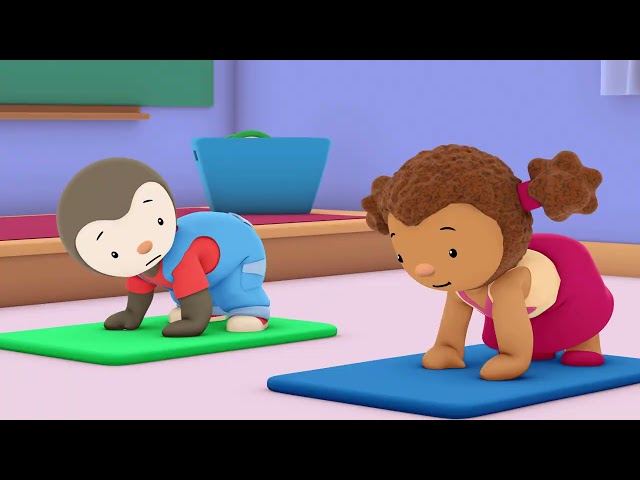 Charley goes to school by T’Choupi - Animal Yoga (S02E02)