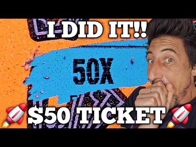 💥50X Baby💥I Just Got So Lucky on a $50 Ticket!! | Scratch Life🚀