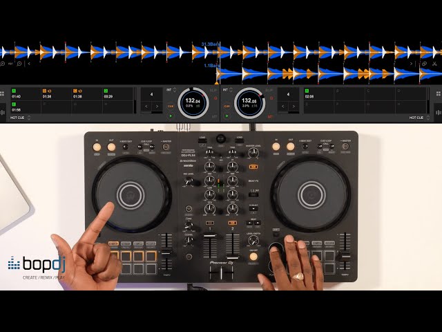 Learn the basics of beat matching with the Pioneer DJ DDJ-FLX4 | Bop DJ