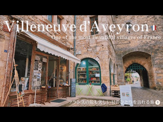 Villeneuve d'Aveyron, One of the Most beautiful villages of France / cute cats / Autumn /Middle Ages