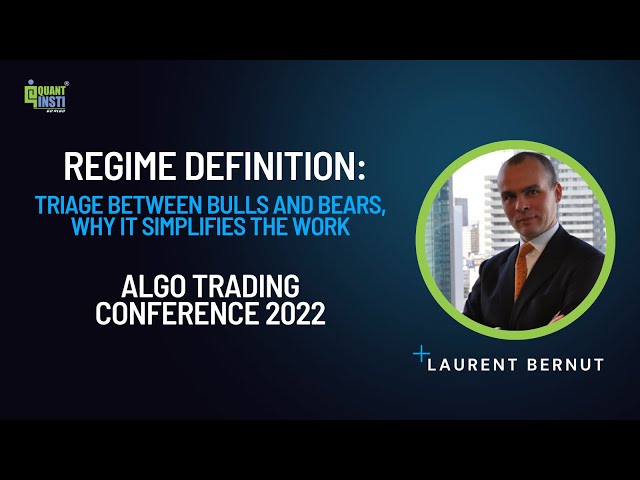 Regime definition: Triage between bulls and bears, why it simplifies the work