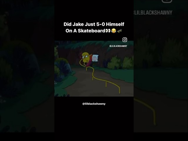 Skateboarding In Tv Shows Just Keep Getting Better🔥😂 #skateboarding #adventuretime #memes #shorts