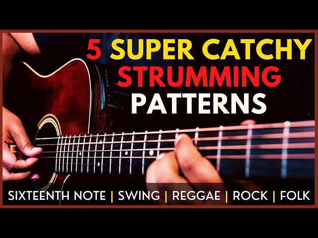 5 GROOVY Strumming Patterns for Acoustic Guitar you MUST KNOW (Advanced)