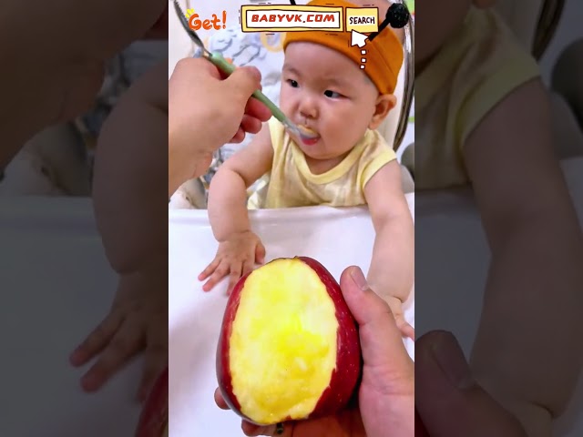 No blender? No Problem! This Fruit Puree Spoon Lets You Mash Fruit Instantly! #baby