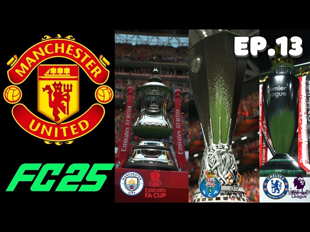 Finala Cupei Angliei,finala Europa League și finalul campionatului Premier League!! FC 25 Ep.13